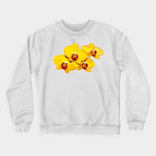 Yellow Orchid Corsage Crewneck Sweatshirt